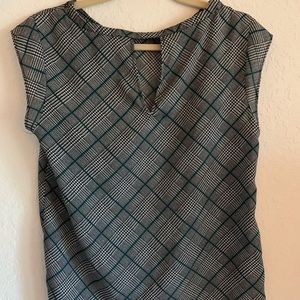 The Limited Blouse Plaid